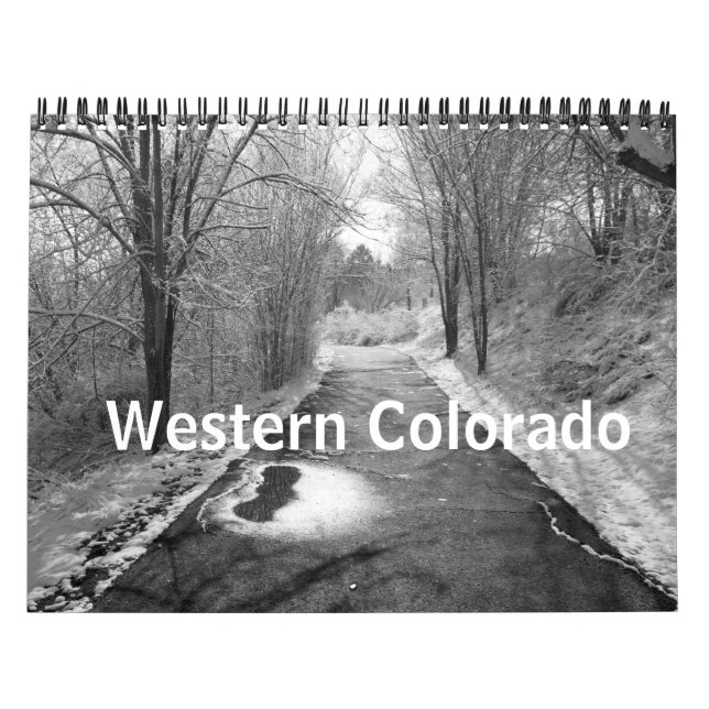 Western Colorado in Schwarzweiss Kalender (Titelbild)