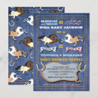 Western Colt oder Fillegender Reveal Baby Shower