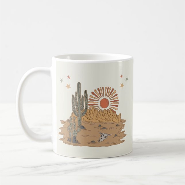 Western Country Cowboy Birthday Kaffeetasse (Links)