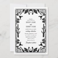 Western Country Cowboy Rustikale Hochzeit