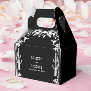 Western Country Cowboy Rustikale Hochzeit Willkomm Geschenkschachtel