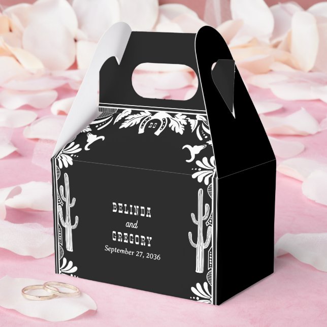 Western Country Cowboy Rustikale Hochzeit Willkomm Geschenkschachtel (Hochzeit)