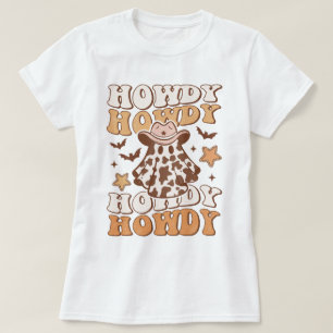 Western Country Cowgirl Howdy Funny Halloween T-Shirt