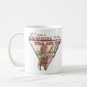 Western Country Cowgirl Kaffeetasse