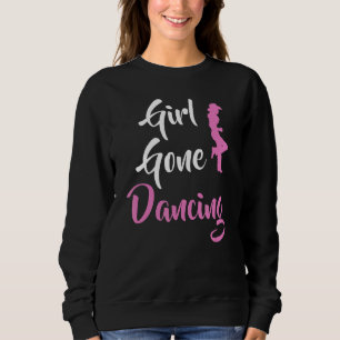 Western Country Girl Gone tanzende Cowgirl Line Da Sweatshirt