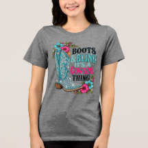 Western Country Grafik T-Shirt