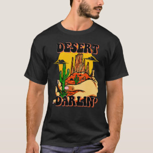 Western Country Kaktus Wüsten Schatz Cowgirl Rodeo T-Shirt