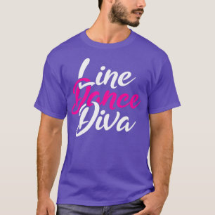 Western Country Line Dancing Diva Frauen Geschenk T-Shirt