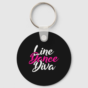 Western Country Line Tanz Diva Frauen Geschenklini Schlüsselanhänger