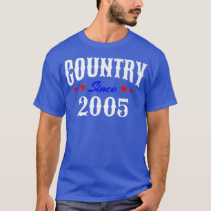 Western Country Music 17 Year Old Born In 2005 17t T-Shirt