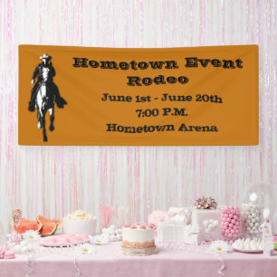 Western Cowboy Banner