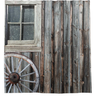 Western Cowboy Barn Duschvorhang