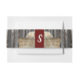 Western Cowboy Barn Einladungsbanderole