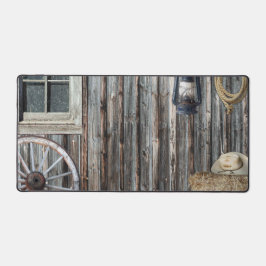 Western Cowboy Barn Schreibtischunterlage