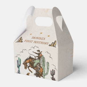 Western Cowboy Birthday Party Gefälligkeitsbox Geschenkschachtel