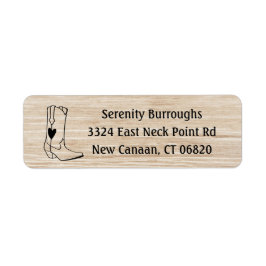 Western Cowboy Boots Country Wood Cowgirl Hochzeit