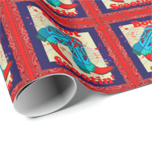 Western Cowboy Boots Dance Boot Scootin' Geschenkpapier
