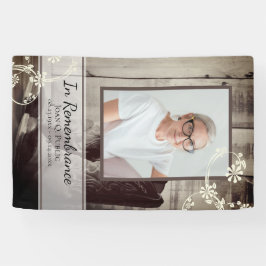 Western Cowboy Boots Feier der Lebensbeerdigung Banner