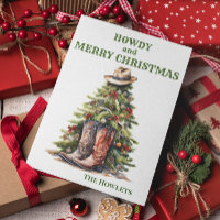 Western Cowboy Boots Weihnachtsbaum