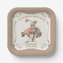 Western Cowboy Bucking Bronco