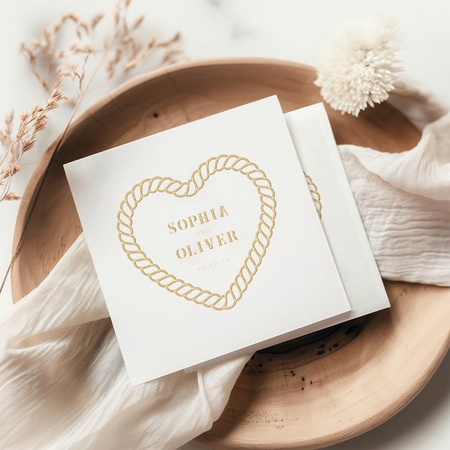 Western Cowboy Country Rustikale Hochzeit Servietten Mit Folie (Von Creator hochgeladen)