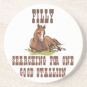 Western Cowboy Cowgirl Horse Barn Rodeo Untersetze Getränkeuntersetzer