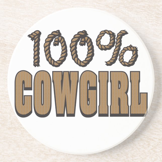 Western Cowboy Cowgirl Horse Barn Rodeo Untersetze Getränkeuntersetzer (Vorne)