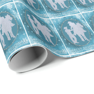Western Cowboy Cowgirl Pferd Feiertagsgeschenkverp Geschenkpapier