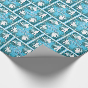 Western-Cowboy-Cowgirl-Roping Geschenkpapier