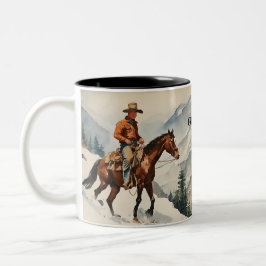 Western Cowboy Custom Zweifarbige Tasse