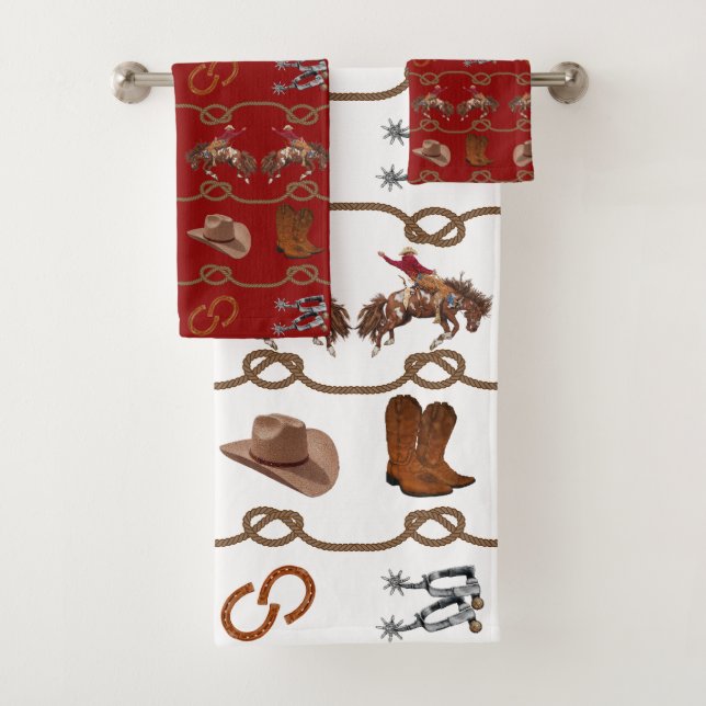 Western Cowboy Essentials  Badhandtuch Set (Insitu)