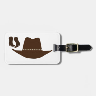 Western-Cowboy Gepäckanhänger