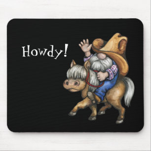 Western Cowboy Gnom Mauspad