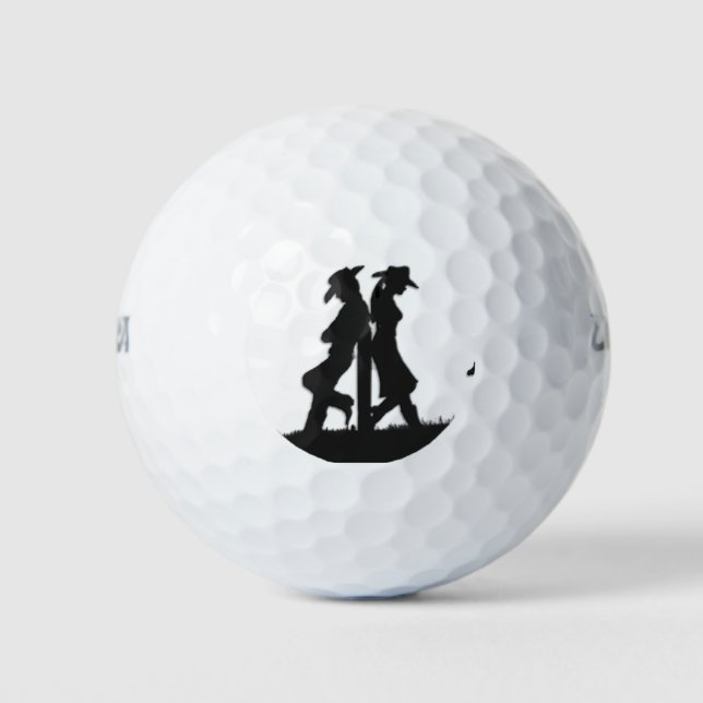 Western Cowboy Golfball (Vorderseite)