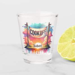 Western Cowboy GRILLEN Cookoff Custom Schnapsglas