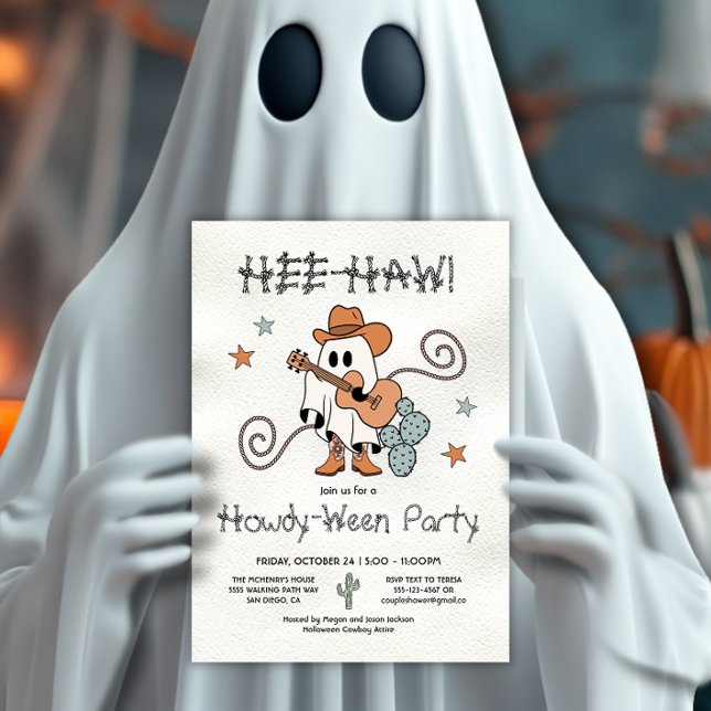 Western Cowboy Howdy-Ween Party Halloween Einladung (Von Creator hochgeladen)