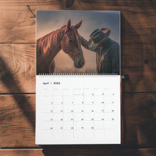 Western Cowboy-Kalender Kalender