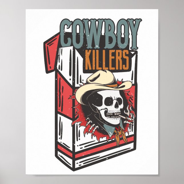 Western Cowboy Killer Poster (Vorne)