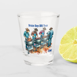 Western Cowboy Kochen GRILLEN Pit Custom Schnapsglas