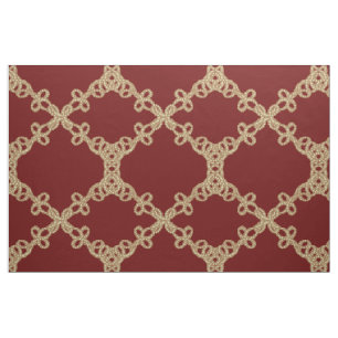 Western Cowboy Lasso Print Stoff
