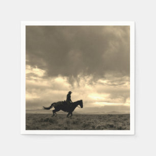 Western-Cowboy-Papier-Tischserviette Serviette