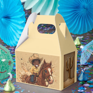 Western-Cowboy-Reitfigur Großer Cowboy Geschenkschachtel