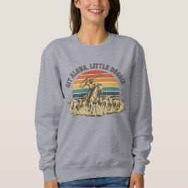 Western-Cowboy-Rinder-Round-Up-T-Shirt, Vintage Sweatshirt