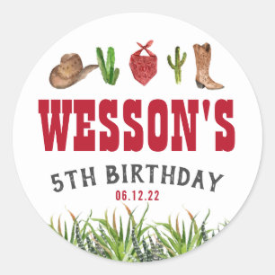 Western Cowboy Rodeo Sticker