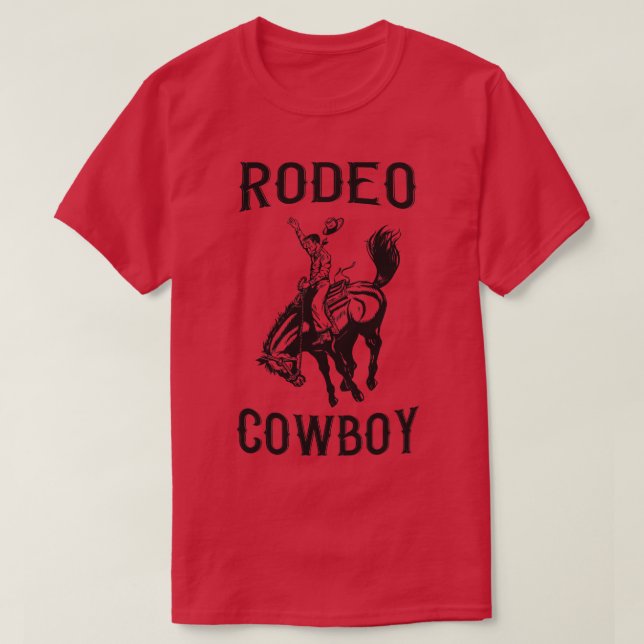 Western Cowboy Rodeo T-Shirt (Design vorne)