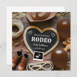 Western Cowboy-Schwangerschaft Ankündigung