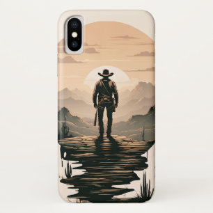 Western Cowboy Silhouette Case-Mate iPhone Hülle