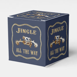 Western Cowboy Spurs Jingle Geschenkschachtel