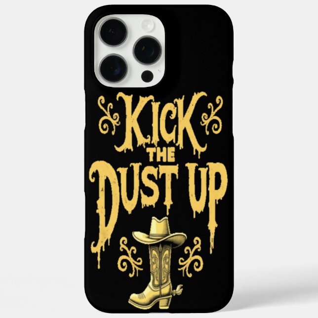Western Cowboy Stiefel und Kick den Staub auf Case-Mate iPhone Hülle (Rückseite)