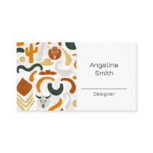 Western Cowboy Wüstenbulle Schädel Boho Kaktus